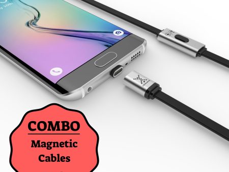 Lexuma XMAG Plus – Magnetic Micro USB Cable COMBO (Android) on Sale