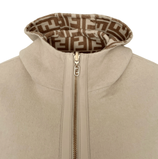 Fendi Women Double Sided Fleece Wool Jacket Supply