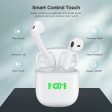 Wireless earbuds, Bluetooth 5.0 LED Power Display TWS earphones [with wireless charging case & Type-C Fast Charge] Supply