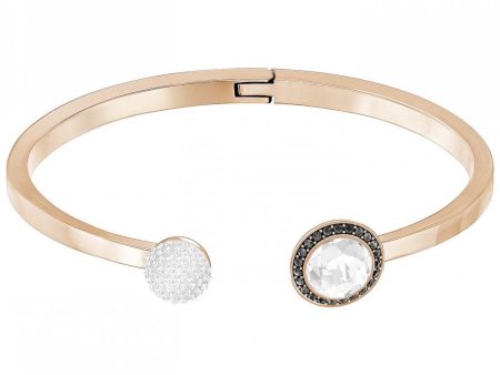 SWAROVSKI Hote Bangle, Gray, Rose Gold Plating #5352500 Discount