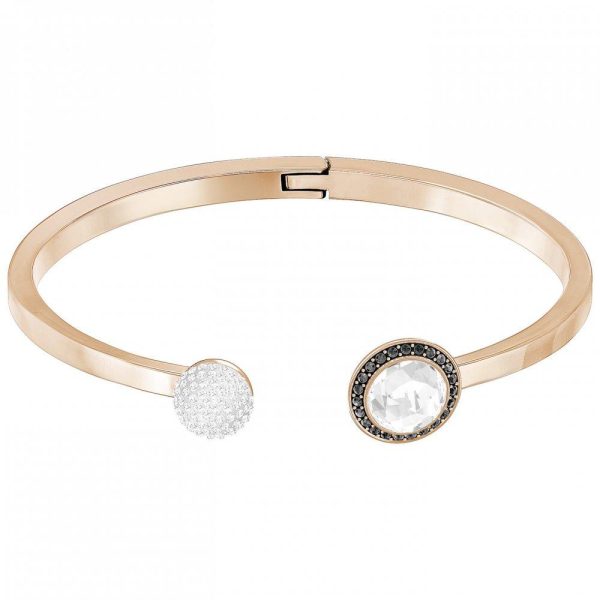 SWAROVSKI Hote Bangle, Gray, Rose Gold Plating #5352500 Discount