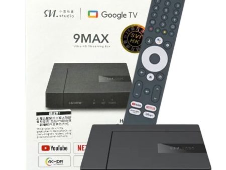 SVICloud 9MAX TV Box 2024 Built-in native Google TV interface 4K HDR Online now