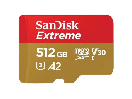 SanDisk Extreme 512GB A2 U3 V30 MicroSD MicroXC Card For Cheap