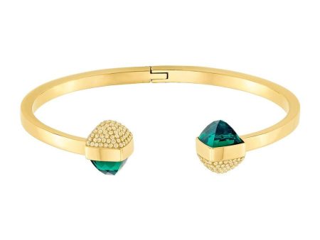 SWAROVSKI Glance Gold Bangle Medium #5278533 Cheap