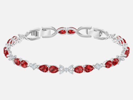 SWAROVSKI Louison Bracelet - Red Rhodium Plated #5495264 Online now