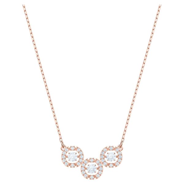 SWAROVSKI Sparkling Dance Trilogy Necklace White #5465275 Online Sale