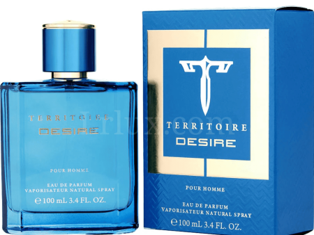 TERRITOIRE DESIRE MEN 3.4 OZ EDP For Sale