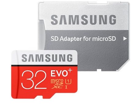 Samsung 32GB microSD EVO+ FHD Memory Card with adaptor Online now