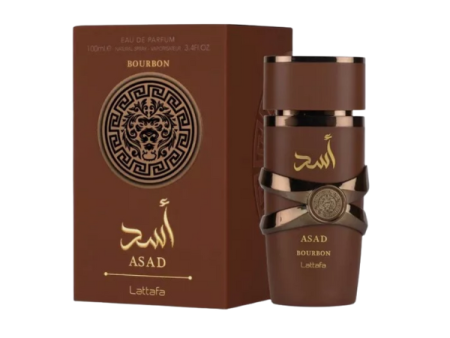 Asad Bourbon Eau de Parfum 3.4 OZ for men by Lattafa Supply