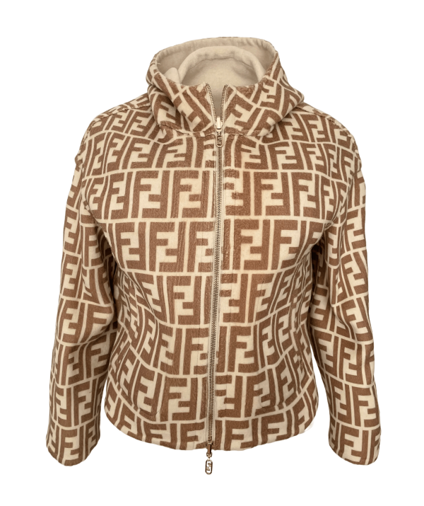 Fendi Women Double Sided Fleece Wool Jacket Supply