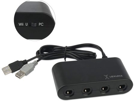 GameCube Controller Adapter for Wii U, Nintendo Switch and PC USB by Lexuma Discount