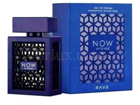 Now Intense Eau De Parfum BY RAVE Lattafa - 3.4 fl oz Online Sale