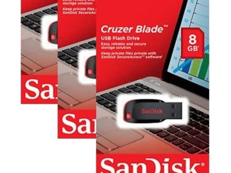 SanDisk 8GB Cruzer Blade USB Flash Drive For Sale