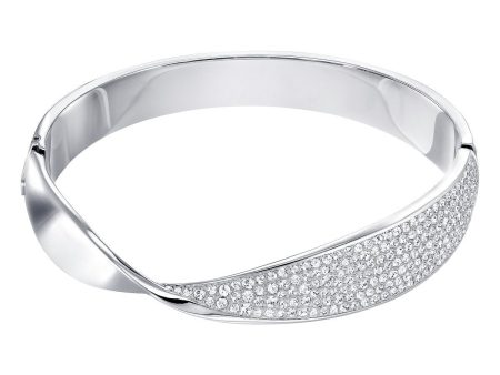 SWAROVSKI Freedom Bangle - White - Medium #5236117 For Sale