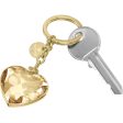 SWAROVSKI New Heart keychain Swarovski gold plating #5127860 For Cheap