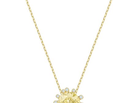 SWAROVSKI Olive Gold Pendant #5460988 Online