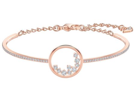 SWAROVSKI Rose Gold-Plated North Bangle- Size M #5493393 For Discount