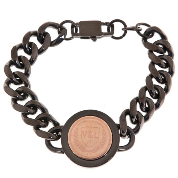 Ladies Bracelet Victorio & Lucchino VJ0189BR Black Steel Online now