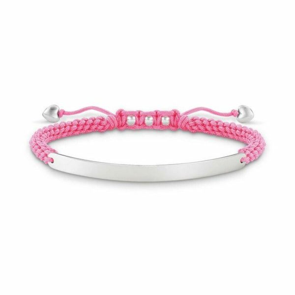 Ladies  Bracelet Thomas Sabo LBA0049-173-9 16 - 19 cm Silver Pink 21 cm Cheap