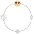 SWAROVSKI - Remix Collection - Smiling Face with Hears Strand #5365750 on Sale