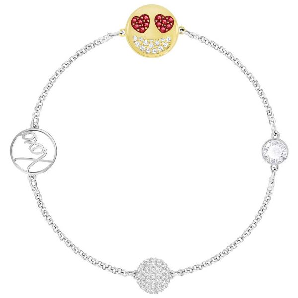 SWAROVSKI - Remix Collection - Smiling Face with Hears Strand #5365750 on Sale