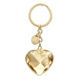 SWAROVSKI New Heart keychain Swarovski gold plating #5127860 For Cheap