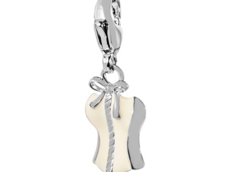 Woman s charm link Ti Sento 8171SI White (2 cm) Hot on Sale