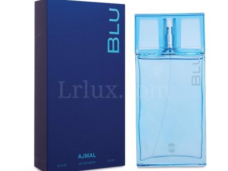 Ajmal Blu EDP 90ML Long Lasting Scent Spray MEN Discount