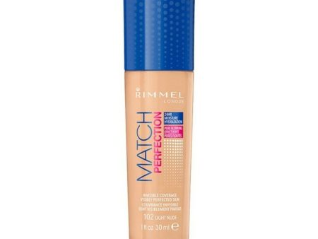 Liquid Make Up Base Match Perfection Rimmel London (30 ml) Fashion