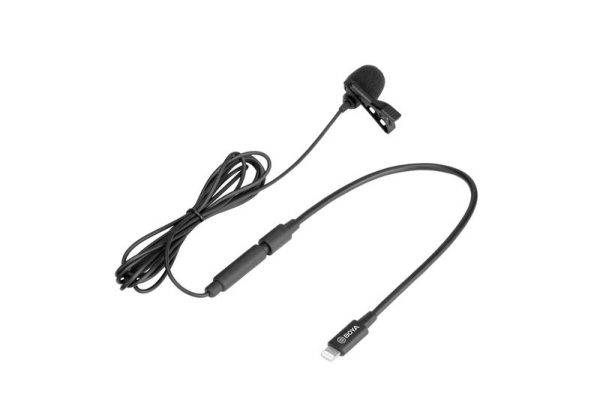 【For iOS Devices】 BOYA Clip-on Lavalier Microphone (BY-M2) Online Hot Sale