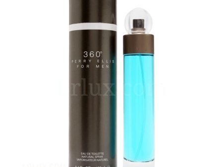 360 by Perry Ellis 3   for Men, 3.4 fl oz EDT, Gray Supply