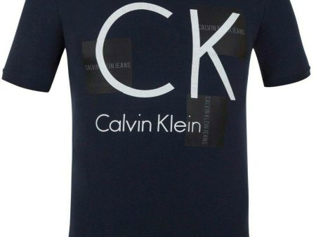 Calvin Klein T-Shirt In Navy For Discount