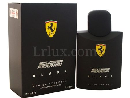 Ferrari Scuderia Black Eau De Toilette Spray For Men, 4.2 Online now