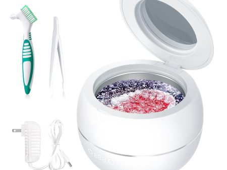 Portable Ultrasonic Cleaner for Retainers, Dentures, Jewelry, and Braces For Cheap