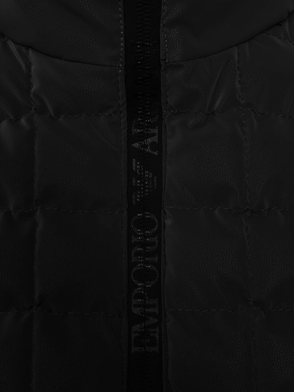 Emporio Armani Men Body Warmer Vest In Black Online now