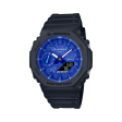 CASIO G-Shock Blue Paisley Series Black Resin Band Men Sports Watch #GA-2100BP-1AER Fashion