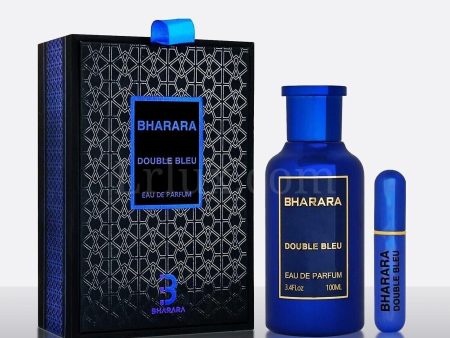 Bharara Double Bleu Pour Homme Eau De Parfum for Men 3.4 oz  100 ML Online now