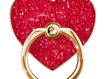 SWAROVSKI Glam Rock Heart ring sticker - Red #5457473 Fashion