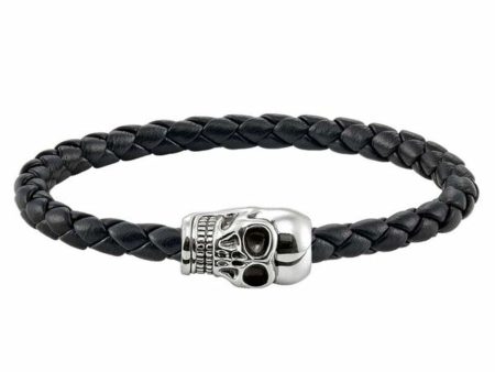 Unisex Bracelet Thomas Sabo UB0018-823-11 Silver Black 18,5 cm 16,5 cm Fashion