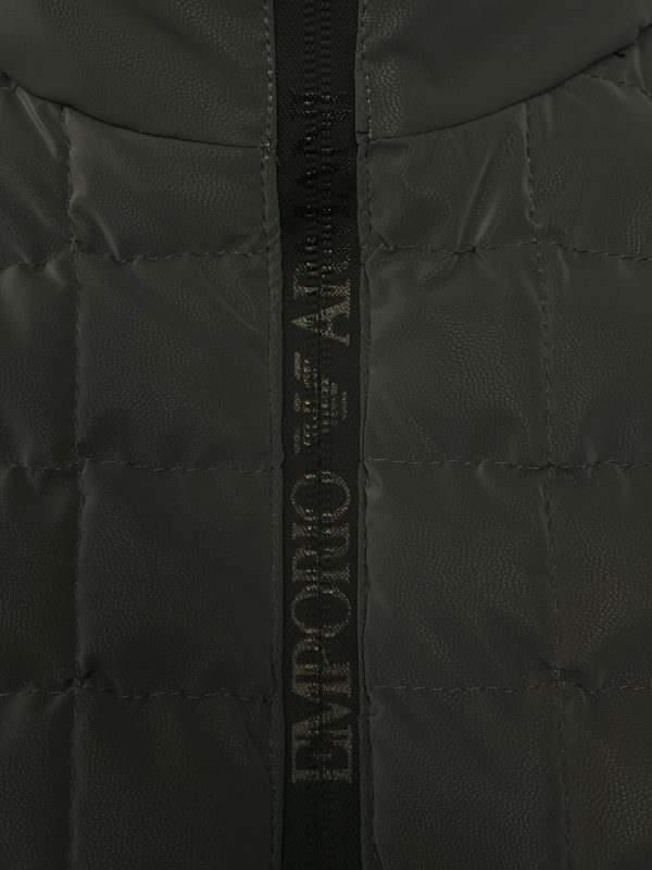 Emporio Armani Men Body Warmer Vest In Grey Online Sale