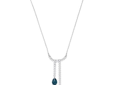 SWAROVSKI Crystal Vintage Y Necklace - White, Rhodium Plating #5457628 Supply