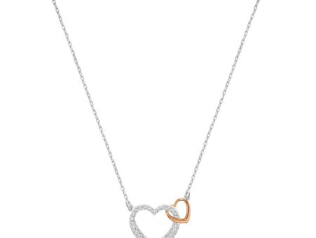 SWAROVSKI Dear Clear Crystal & Rose Gold Small Heart Pendant #5156815 For Cheap