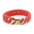 Ladies Bracelet TheRubz 02-100-418 Red Silicone Stainless steel Golden Steel Silicone (15 mm x 18 cm) Online