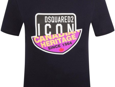 Dsquared2 Black T Shirt Discount