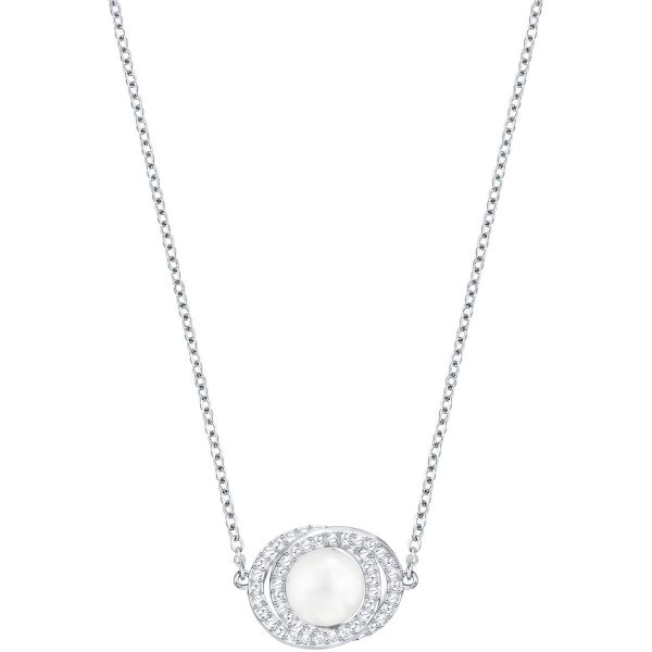 SWAROVSKI Elaborate Pendant - White #5289269 Hot on Sale