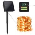 2-Pack Solar String Lights Outdoor Waterproof 35ft to 70ft Garden Starry Fairy Light for Party Decoration Supply