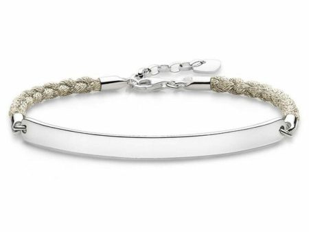 Ladies  Bracelet Thomas Sabo LBA0029-173-19 Silver White 15-18 cm 19,5 cm Cheap