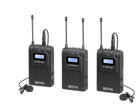 BOYA UHF Dual-Channel Wireless Microphone System with LCD Displays (BY-WM8 Pro) Discount