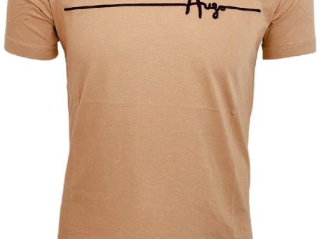 Hugo Boss T Shirt in Beige For Sale