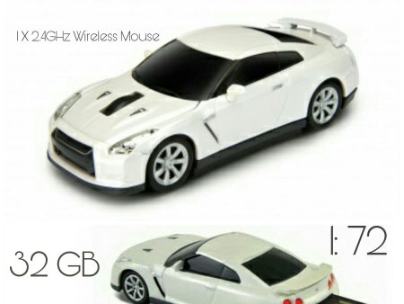 AutoDrive Nissan GTR R35 Wirless Mouse + 16GB USB Combo For Sale